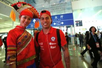 El pintoresco arribo de la Roja a China