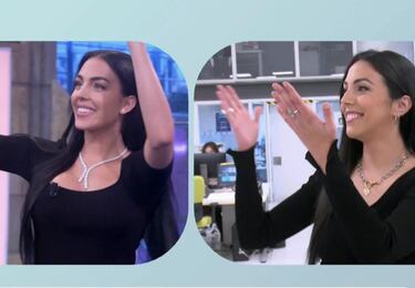 La doble de Georgina que trabaja como periodista en La Sexta