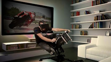 LeanGP, el primer simulador de moto para usar en casa