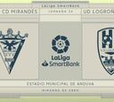 Resumen y gol del Mirandés vs. Logroñés de LaLiga SmartBank