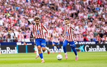 Asistencia de Álex Baena a Griezmann para marcar el 5-2 para el Atlético de Madrid. 