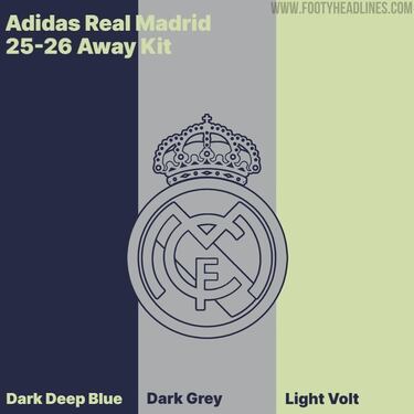 La segunda equipaci¨®n del Madrid de la 25-26: azul y amarilla