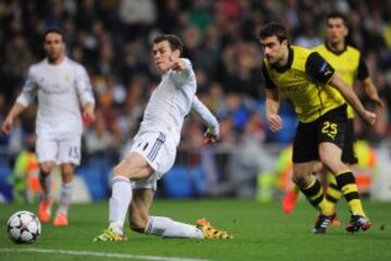 Gareth Bale marca el 1-0.