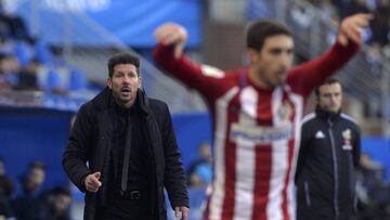 Simeone, en Vitoria.