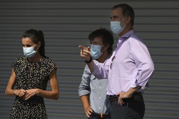 Sus Majestades los Reyes don Felipe VI y doña Letizia visitarón el Museo de Fernando Alonso.