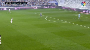 El grosero error de Courtois en la derrota del Real Madrid