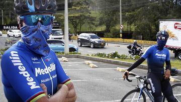 Regreso del team medellín a entrenamientos en carreteras