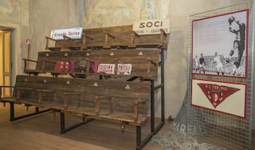 El museo del Torino está en Grugliasco, a las afueras de Turín. Es una joya y son los voluntarios los que lo mantienen en pie. Ocupa una gran mansión y en las dos plantas uno se hace a la idea de lo que es este club. 