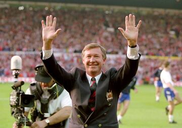 Alex Ferguson llegó al Manchester United en 1986.