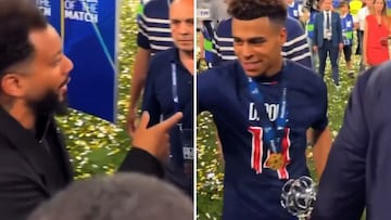 Doué le pide a Marcelo que le de un saludo de su parte a Neymar y la respuesta tiene alucinando a la afición del PSG