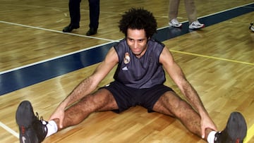 Steffano Attruia, durante su presentación como nuevo jugador del Real Madrid.