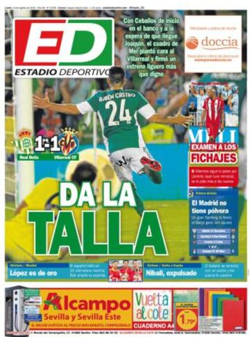 Portadas de la prensa deportiva