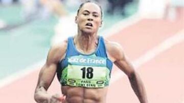 <b>VOLVIÓ A VENCER. </b>Marion Jones fue la mejor ayer en París.