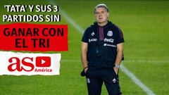 Primera vez que Gerardo Martino hila tres juegos sin ganar con el Tri