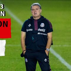 Primera vez que Gerardo Martino hila tres juegos sin ganar con el Tri