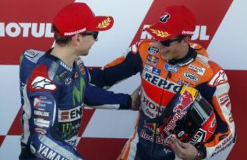 Jorge Lorenzo y Marc Márquez.