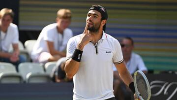 Matteo Berrettini, durante la final de Stuttgart.