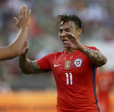 Chile's five highest results after scoring seven against Mexico