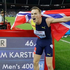 Karsten Warholm: un noruego más rápido que Edwin Moses