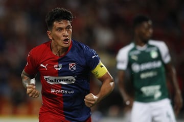 Cano celebra el gol del título de Copa Águila 2019 ante el Cali