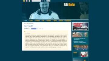 El comunicado de Benítez.