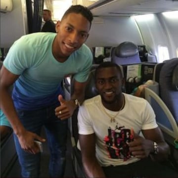 Desde España, Jackson Martínez y Johan Mojica van rumbo a New Jersey.