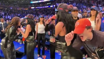 La reacción de Kylie Jenner y Timothee Chalamet a la victoria de los Knicks