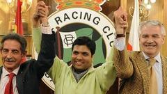 Alí Syed ya tomó posesión del Racing en El Sardinero