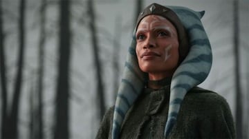 Rosario Dawson as Ahsoka Tano in The Mandalorian.