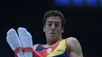 El gimnasta español Fabián González.