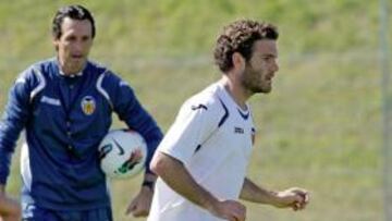 <b>EN FORMA. </b>Mata se estrenó ayer en esta pretemporada.