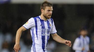 Illarramendi durante el partido entre la Real Sociedad y el Atlético de Madrid