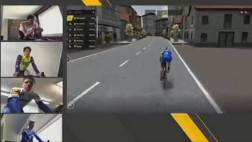 Carrera virtual del Tour de Flandes.