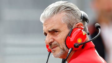 Formula One F1 - Russian Grand Prix - Sochi, Russia - September 28, 2018 Ferrari Team Principal Maurizio Arrivabene REUTERS/Maxim Shemetov