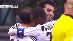Los dos goles del cumpleañero Díaz tras jugadas con Salah