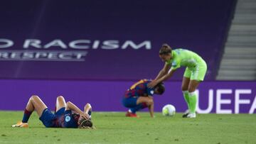 25/08/20 FUTBOL FEMENINO SEMIFINALES WOMENS CHAMPIONS LEAGUE  2020 PARTIDO 
 WOLFSBURGO - BARCELONA
  TRISTEZA 