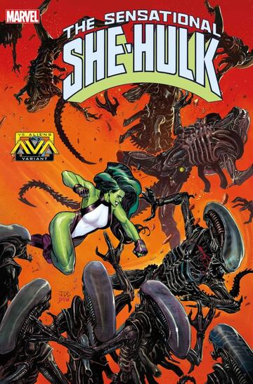 She-Hulk vs Aliens