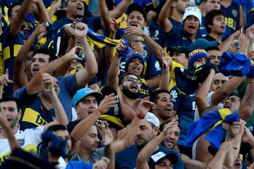 Aficionados de Boca.