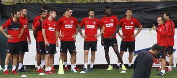 El Atlético vuelve al trabajo en su primer entrenamiento de pretemporada