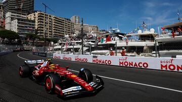 Formula One F1 - Monaco Grand Prix - Circuit de Monaco, Monaco - May 25, 2025 Ferrari's Lewis Hamilton in action during the race REUTERS/Stephanie Lecocq TPX IMAGES OF THE DAY