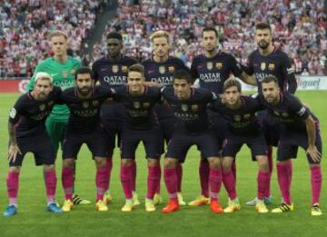 Athletic de Bilbao-Barcelona en imágenes