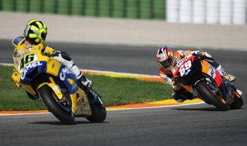 La temporada 2006 fue el año de su consagración. Hasta Valencia, último GP de la campaña, no se resolvería quien ser­ía el campeón. Rossi era líder del mundial, con 8 puntos de ventaja sobre Nicky Hayden, y una caída del italiano, que finalmente quedó 13º, hizo que la tercera posición del estadounidense le valiera para proclamarse campeón del Mundo.