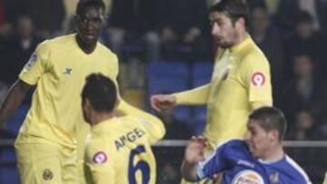 <b>GOL DE ORO. </b>Barrada dispara para batir a Diego López y dar la victoria al Getafe, ante la mirada impotente de los defensas amarillos.