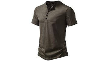 Camiseta ajustada y casual para hombre
