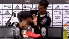 "Te calentaste": ¡Morales interrumpió a Suazo en plena conferencia con esta broma!