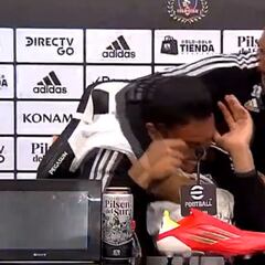 "Te calentaste": ¡Morales interrumpió a Suazo en plena conferencia con esta broma!