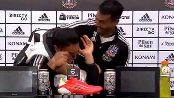 "Te calentaste": ¡Morales interrumpió a Suazo en plena conferencia con esta broma!