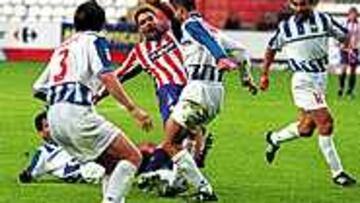 FALTÓ RESOLUCIÓN. El Sporting intentó por todos los medios romper la defensa madrileña, pero le faltó puntería.