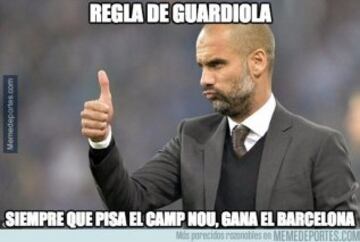 Los memes más divertidos de la derrota de Guardiola ante el Barcelona