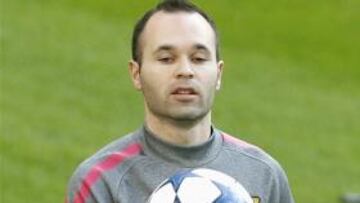 Iniesta trabaja con el grupo y podría estar ante el Madrid